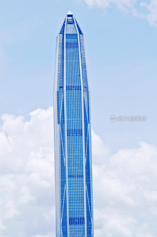 中国深圳平安金融中心大厦。(599.1米/ 1965英尺高)